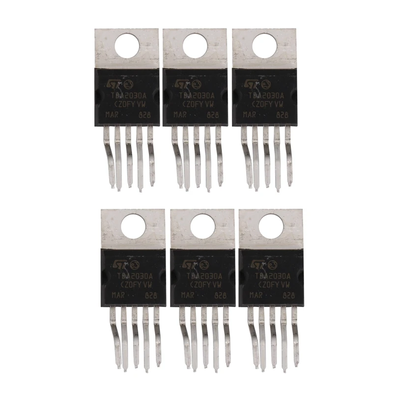 

6Pcs TDA2030A TO-220 18W Hi-Fi Amplifier 35W Driver Integrated Circuit