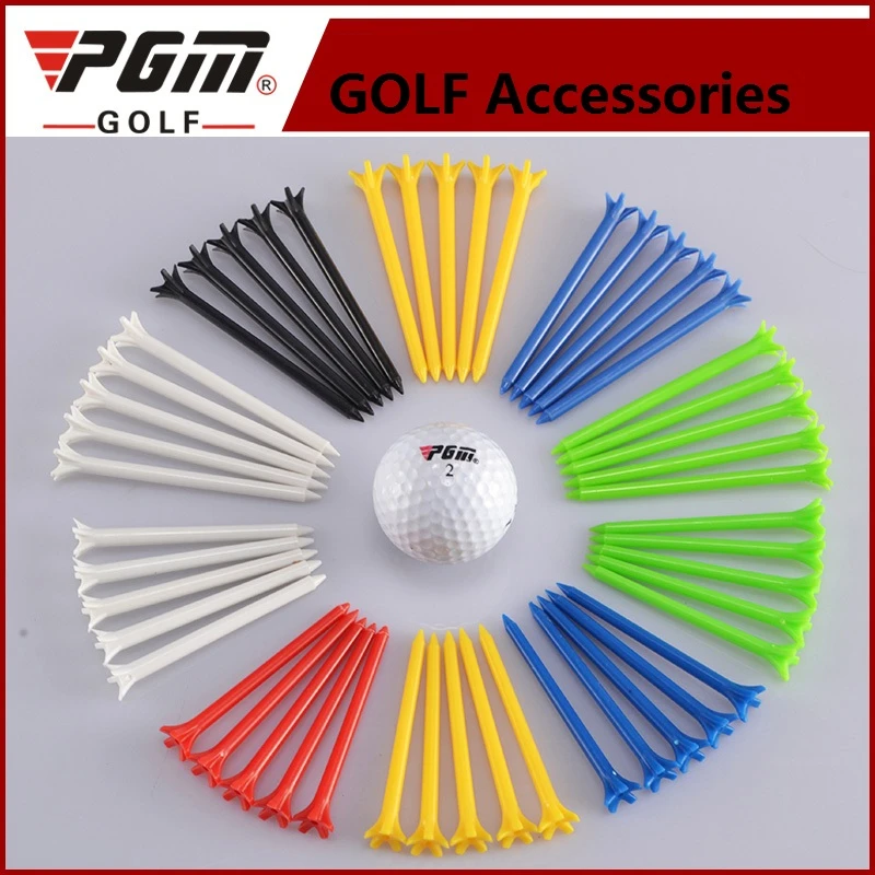 

4pcs Multicolor Zero Friction 5 Prong Golf Tees 68mm Durable Plastic Golf Tees Golf Accessories D0712
