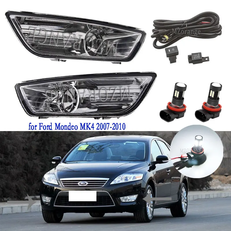 Туман светильник s для Ford Mondeo MK4 2007 2008 2009 2010 светодиодный головной Анти-туман Fusion