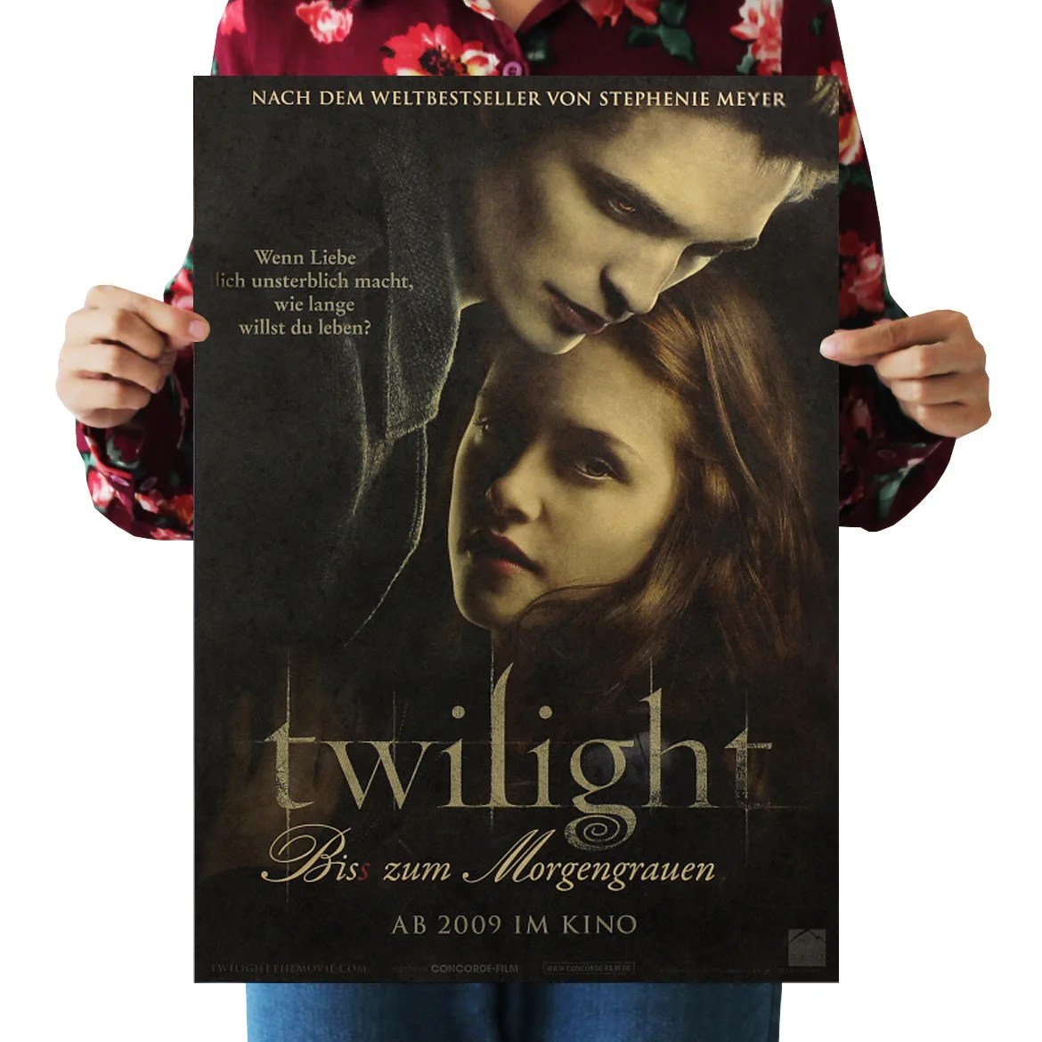 Movie Twilight Kraft Paper Poster Home Decoration Painting Wall Sticker Room Picture Painting 51x36cm