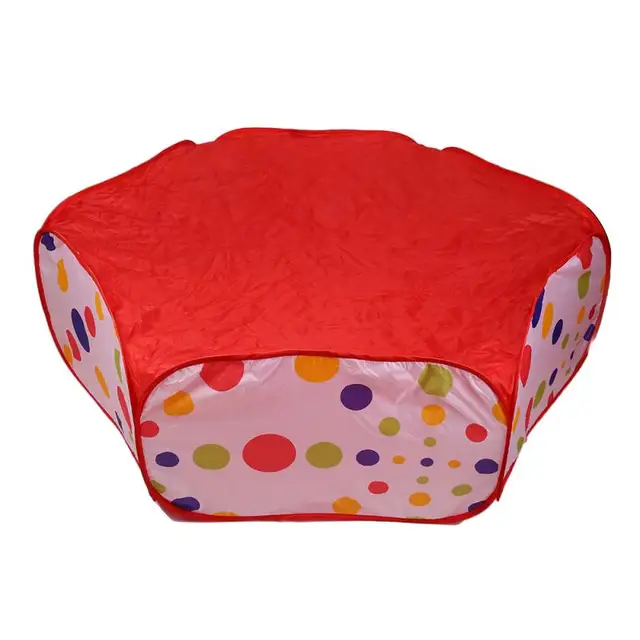 Hot 1/1.2/1.5M Portable Pool Baby Hexagon Dot Play Tent Foldable Children Play House Ocean Ball Playing Pool Indoor Outdoor Paly 4