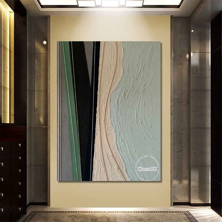 

Abstract Oil Painting Wall Hangings, Home Art, Hand Picture, Canvas Artwork for Ktv, Unframed Artwork, High Quality Idea