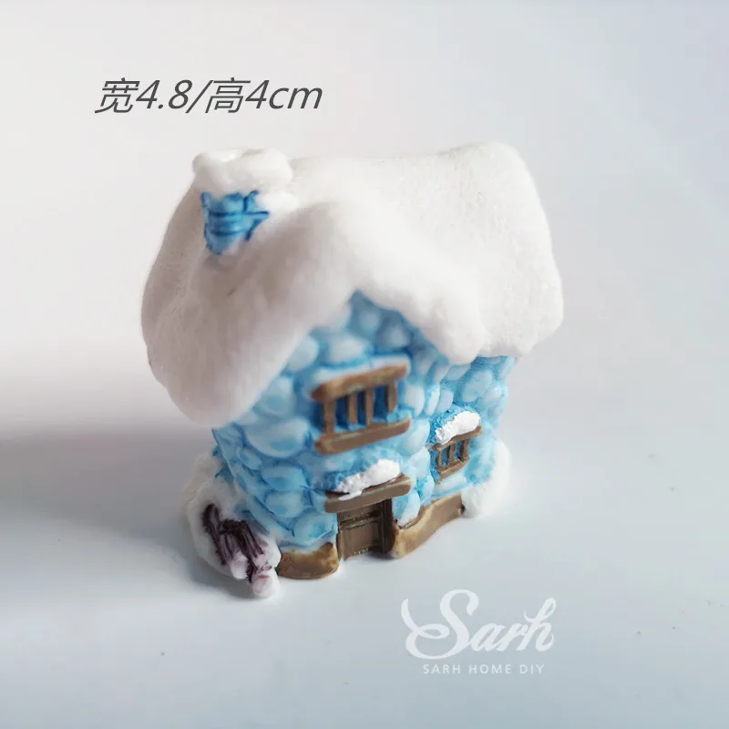 Snow house Блестящая Снежинка Топпер на Рождественский торт Xmax дерево новогодние вечерние принадлежности для десерта алмазное украшение детский подарок для душа любовь - Цвет: Snow house