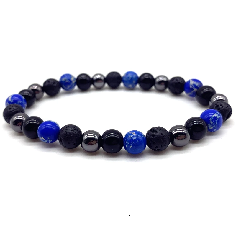 Тренд мужской браслет 8 мм натуральный камень ручной работы браслет для мужчин ювелирные изделия подарок