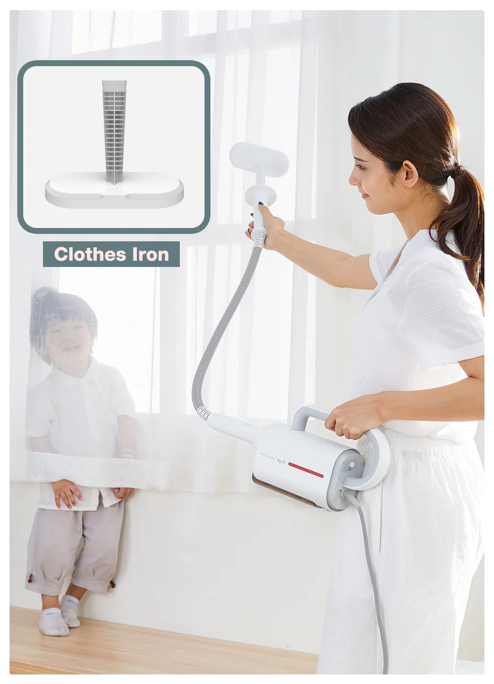 Ceny 11 Deerma DEM ZQ600 odkurzacz parowy wielofunkcyjne odkurzacze domowe do domu + 5 załącznik formy usuwanie pyłu