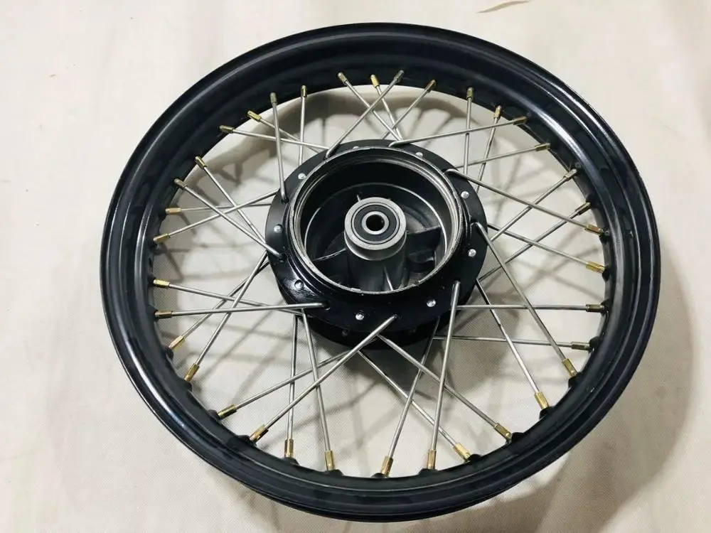 CG125 передние 2,15X17 задние 2,5x17 Черные мотоциклетные обода колеса - Цвет: 2.5x17 rear