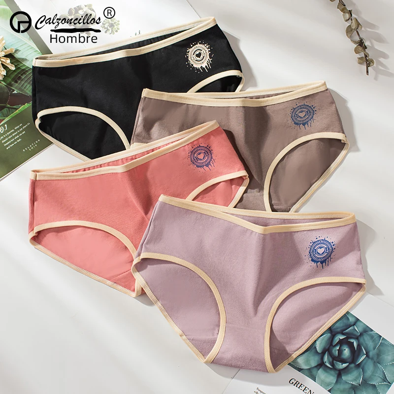 2021 Women's Panties Cotton Briefs Lingerie Underwear For Girls