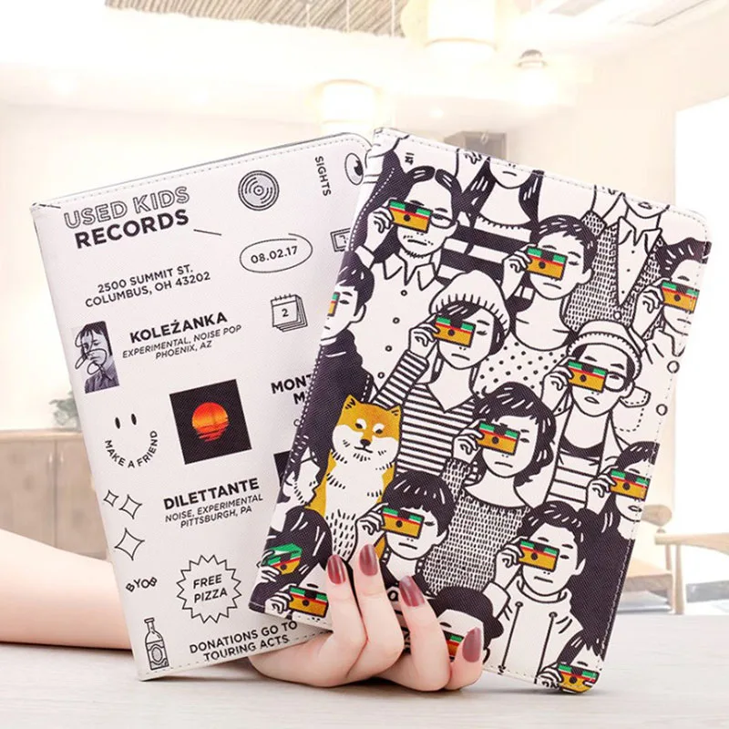 For iPad Air 3 10.5 Case Cartoon PU Leather Silicone Soft Back Cover Flip Smart Stand Tablet Cover For iPad Pro 10.5 Case