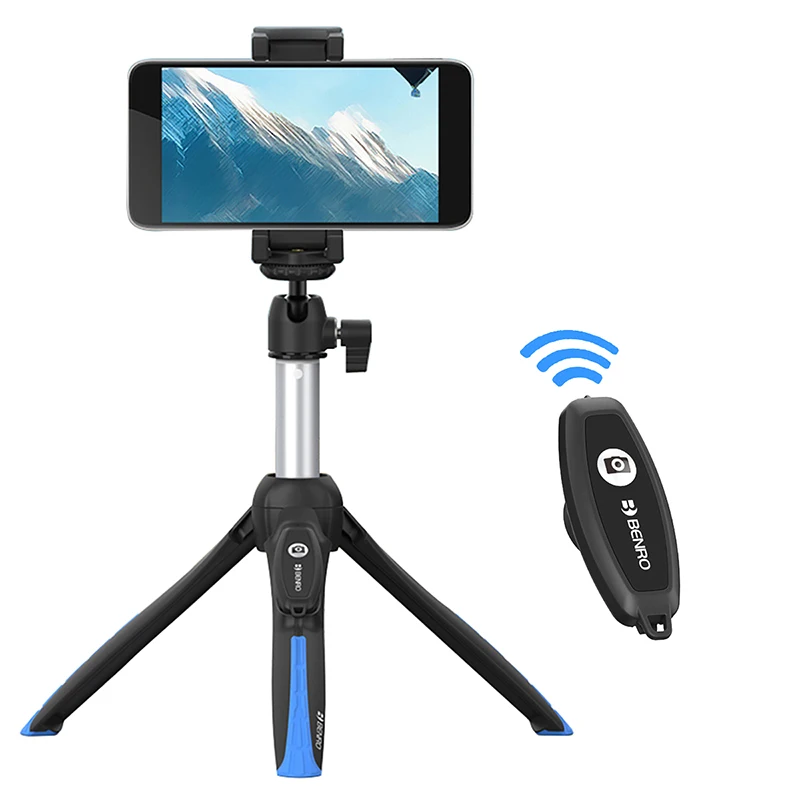 3 в 1 Benro Mefoto Bluetooth палка для селфи штатив монопод Автопортрет для iPhone XS huawei P20 Pro samsung Gopro 7 6 5