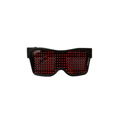 Oculos Led Bluetooth волшебное стекло Led вечерние мигающие стекло es неоновые вечерние украшения для бара Новинка - Цвет: Red