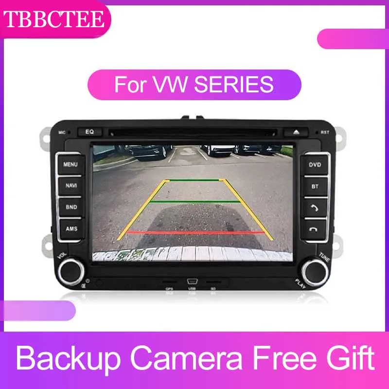 TBBCTEE 2 DIN Android Сенсорный экран для VW серии 2005~ 2009 Автомобильный мультимедийный плеер Bluetooth gps WiFi навигатор fm-радиоприемник
