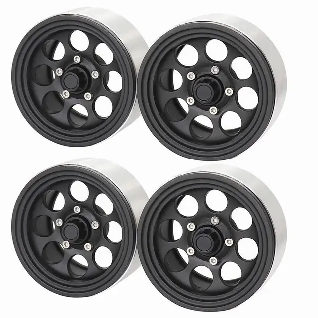 1.9 inch metal wheel G08 Tomb Raider Retro Jeep plated wheel 1/10 simulation climbing car TRX-4 RC4WD D90 D110 SCX10II AXIAL