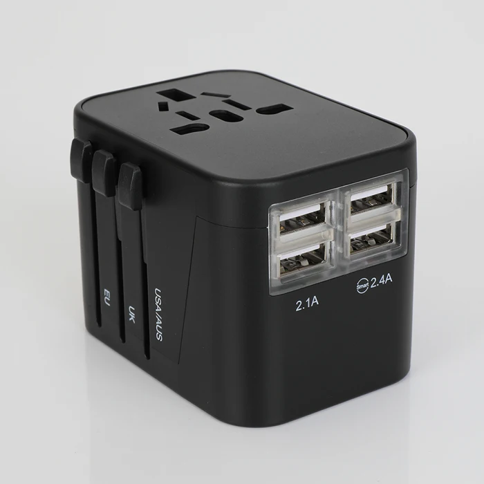 Универсальный Мульти-штекер Адаптер зарядное устройство 4usb преобразования вилка преобразования гнездо конвертер YE-Hot