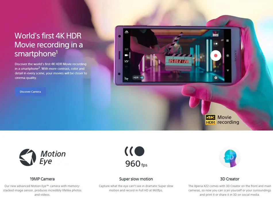 sony Xperia XZ2 H8296 Dual SIM мобильный телефон 4G LTE 6 ГБ ОЗУ 64 Гб ПЗУ 5," Snapdragon 845 Восьмиядерный 3180 мАч NFC телефон