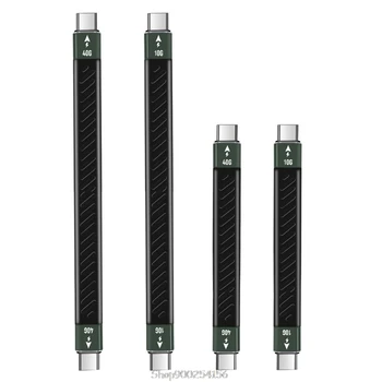 

PD 60W Thunderbolt 3 cable Certified 40Gbps Type C to C USB Fast USB C for MacbookPro Quick Charge Data Cable S30 20 Dropship