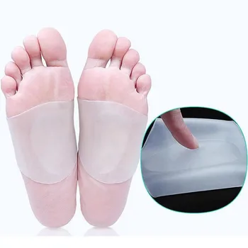 

Arches Orthotic Support Pads Foot Insole Brace Flat Feet Insoles Relieve Pain Shoes Orthotic Foot Care Pad Elastic Silica Gel