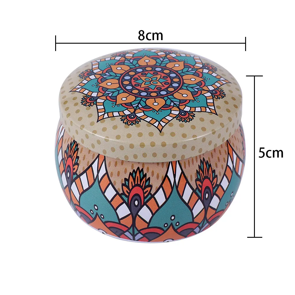 

Small Tin Tea Candy Jewelry Storage Box Candle Jar Christmas Small Iron Box Wedding Favor Tin Box House Decor Display Decor