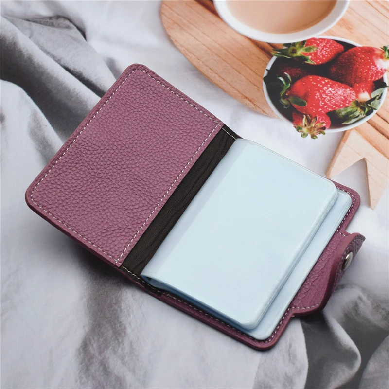 Визитница в западном стиле для мужчин и женщин функциональная Обложка из