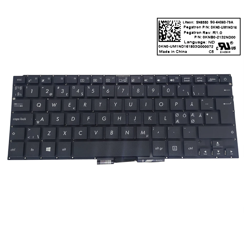Teclado Japonês para Asus Teclado para Zenbook Ux310 Ux3410 Ux310u Rx310 Ux3410u Ux410uf Ux410 Teclados para Notebook 0kn0 Um2jp16 Um1nd16 cs - Imagem 5