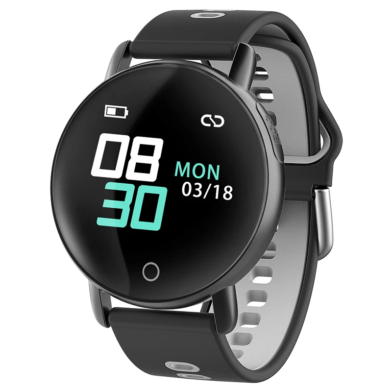 Черный ECG Смарт браслет часы для мужчин водонепроницаемый smartwatch кровяное давление сердечного ритма спортивный автоматизированный браслет часы pk n58 n88 h9 - Цвет: Черный