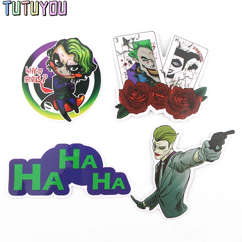 PC248 19 шт./компл. Джокер стикер с рисунком из мультфильма водонепроницаемый для ноутбука мото скейтборд багаж гитара мебель наклейка игрушка стикер s