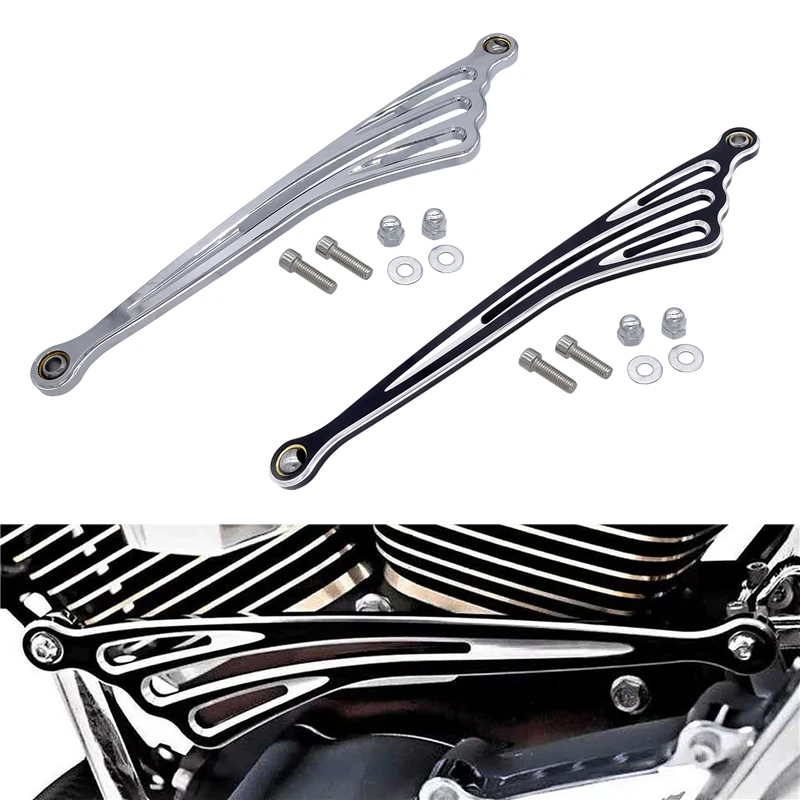 

Сцепление переключения передач для мотоцикла Harley Road King 1980-2017, сцепление переключения передач, черное хромированное сцепление, крыло рычага переключения передач с ЧПУ
