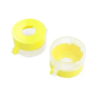 

2pcs Yellow 22mm Water Proof Push Button Switch Guard Protector Cover