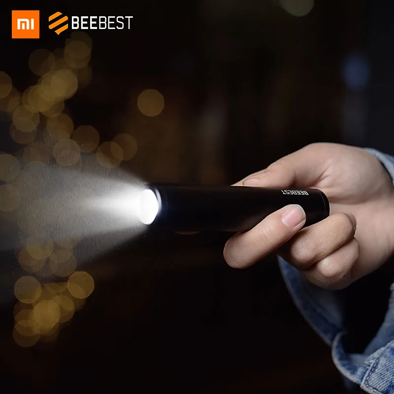 Оригинальный металлический светодиодный мини фонарик Xiaomi Beebest портативное