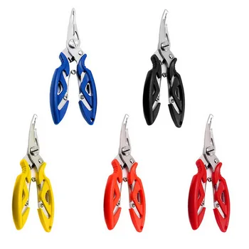 

Cutting Fish Pliers Multifunction Scissors Fishing Pliers Scissor Braid Line Bait Cutter Hook Remover Etc. Tackle Tool