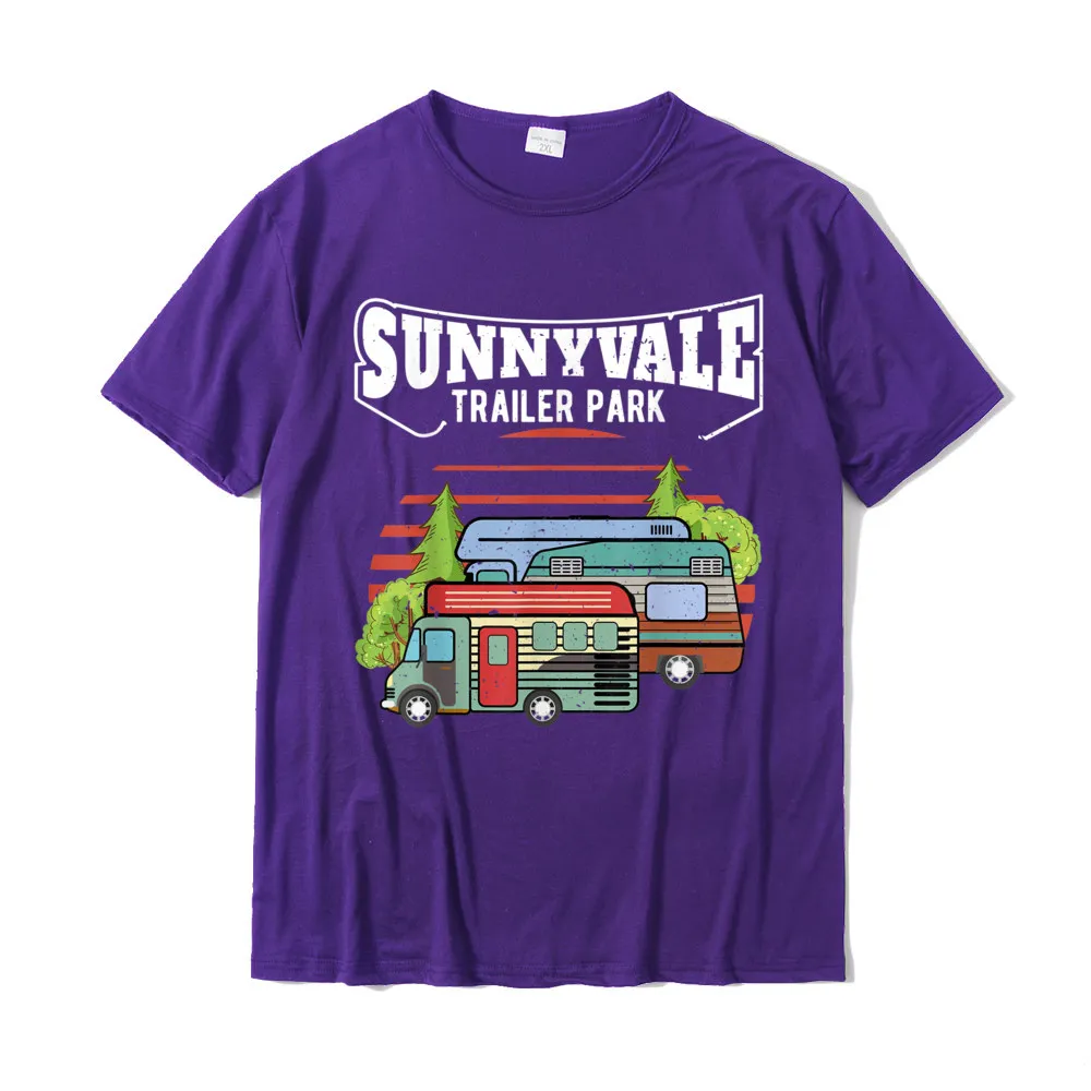 Fashionable Simple Style Fall All Cotton O Neck Mens Tops T Shirt Personalized Tops T Shirt Hot Sale Short Sleeve Top T-shirts Funny T-Shirt Trailer Park Sunnyvale Lovers T-Shirt T-Shirt__20265 purple