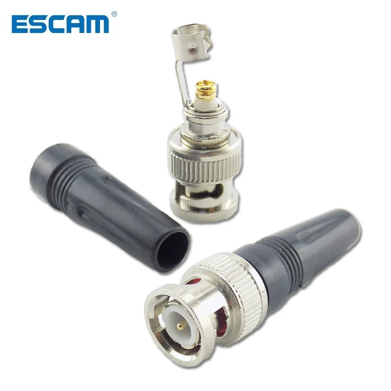 Коннектор BNC для системы видеонаблюдения переходник с вилкой типа папа