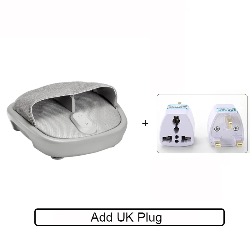 Add UK Plug Xiaomi Mijia LERAVAN массажер для ног рефлексотерапия разминание Вибрационный ролик Удобный Электрический Автоматический нагрев LF Домашний Массажер - Цвет: Add UK Plug