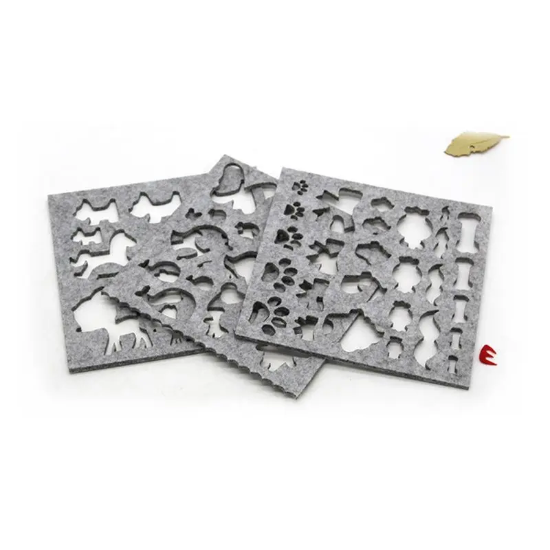 7 шт. шерстяная войлочная форма игла для рукоделия трафаретная аппликация