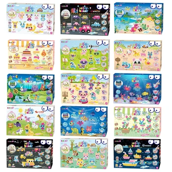 

1000pcs Multicolor Magic Puzzle Toys Water Mist Bead Set DIY Craft Animal Handmade Sticky Beads Educational Toys Kids Good Gifts
