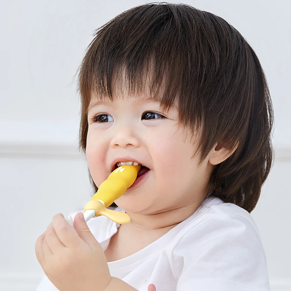 Dentes As Crianças Não-Slip 3-Fase de Segurança Ferramentas Oral Care Dental