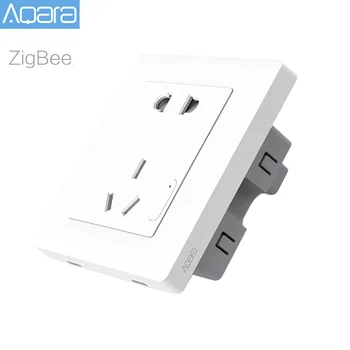 

Original Aqara Smart Wall Socket ZigBee Wireless Outlet Switch Linkage with Aqara Wireless Switch Remote by Mi Home Kits APP