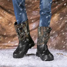 YOUYEDIAN/зимние водонепроницаемые ботинки для мужчин; сезон осень-зима; бархатная уличная спортивная обувь с высоким голенищем;#807g45