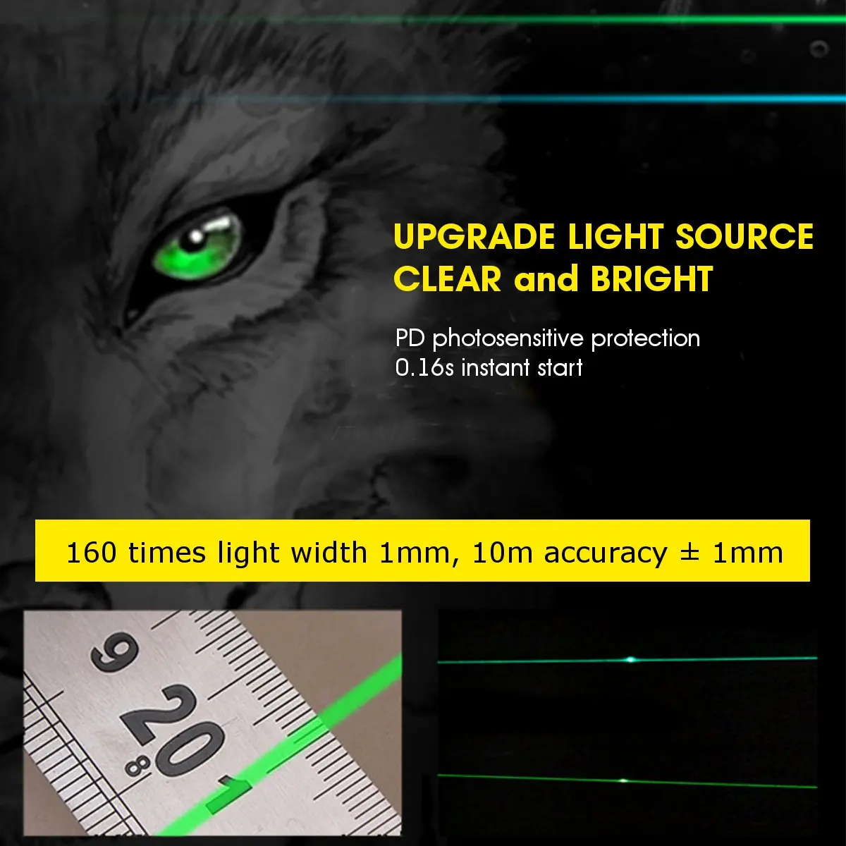 8/12/16 Lines Laser Level 4D Level Self-Leveling 360 Horizontal And Vertical Cross Super Powerful Green Laser Level