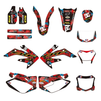 

Motorcycle Full Set Graphic Decals Stickers DECO For Honda CRF250X CRF 250 X 2004-2010 2011 2012 2013 2014 2015 2016