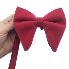 Мужская и женская официальная одежда, аксессуары для делового костюма, замшевый галстук-бабочка с лебедем, вечерний большой галстук-бабочка с воротником в виде цветка, подарок