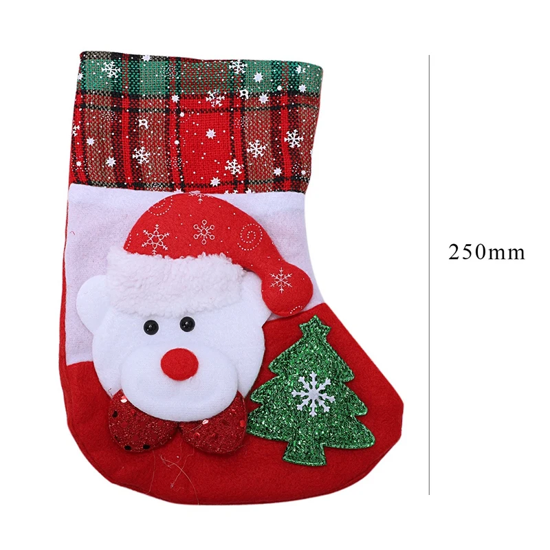 Santa Snowman Pendant Christmas Ornaments New Year Socks Christmas Decorations for Home Merry Christmas Tree Decorations Navidad