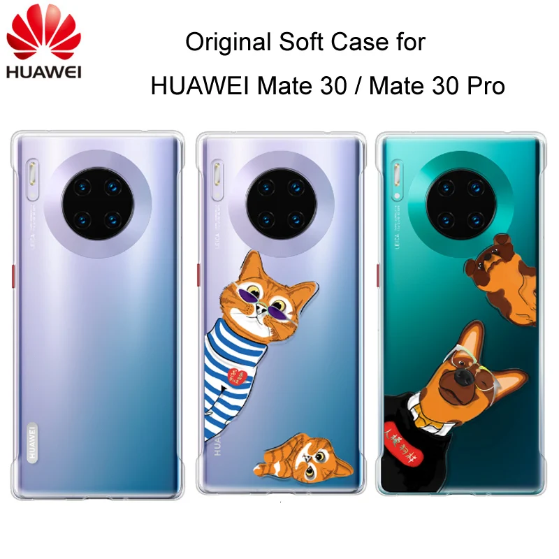 

Original HUAWEI Mate 30 / Mate 30 Pro Case Soft TPU Transparent Protective Back Cover Capa Case for Mate30 Mate30 Pro