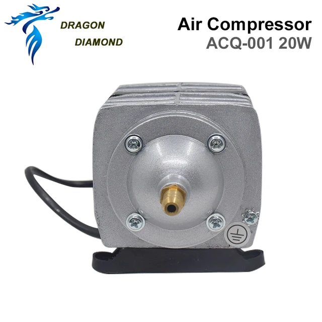 20W Co2 Air Compressor Pump 25Lpm Laser Engraver Electrical Magnetic Pump For Co2 Cutting Machine ACQ-001 5