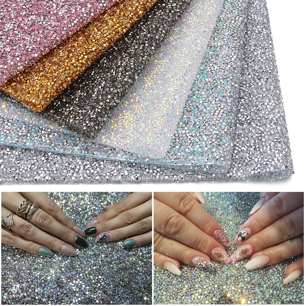 

Fashion Diamond Nail Art Table Mat Salon Practice Cushion Washable Pad Pillow Hand Holder Foldable Hand Rest Manicure Tool