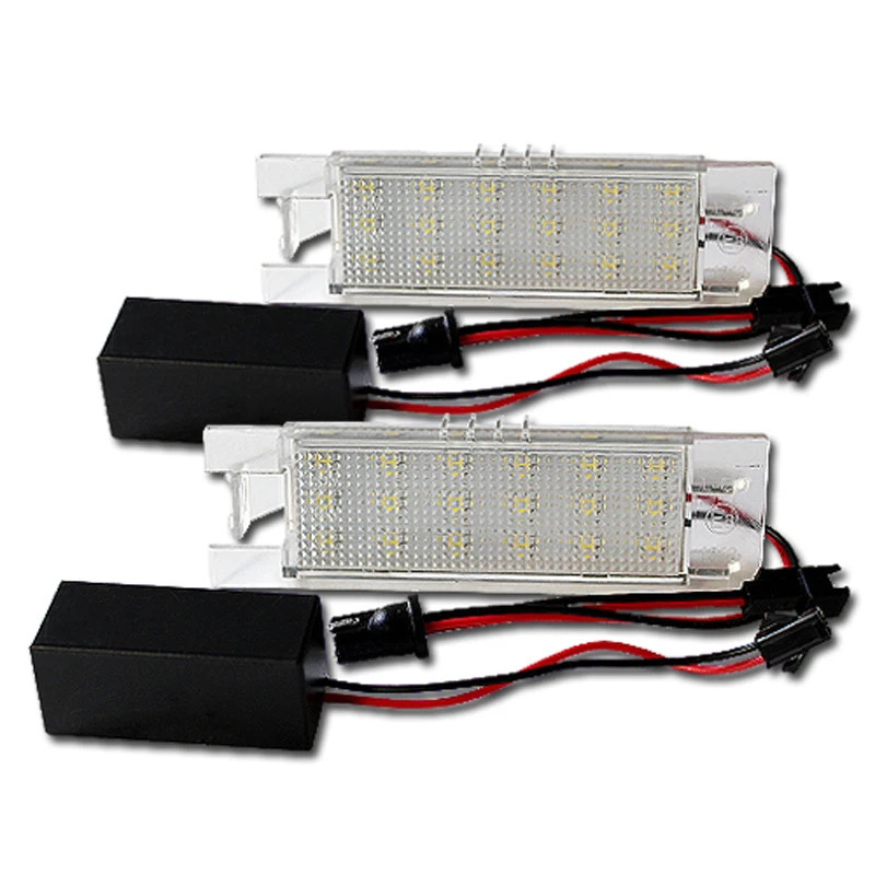 2Pcs 18 LED Number License Plate Light For Opel Zafira B Vectra C Corsa C/D Insigina Astra J/H Adam Meriva Canbus Error Free afbeelding