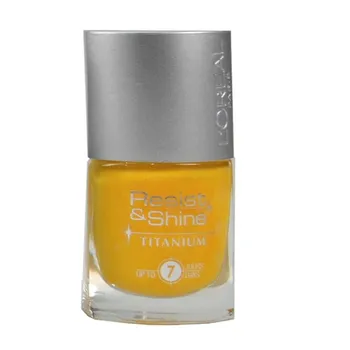 

L 'Or Real Paris Resist & Shine Titanium 601 yellow Nail polish