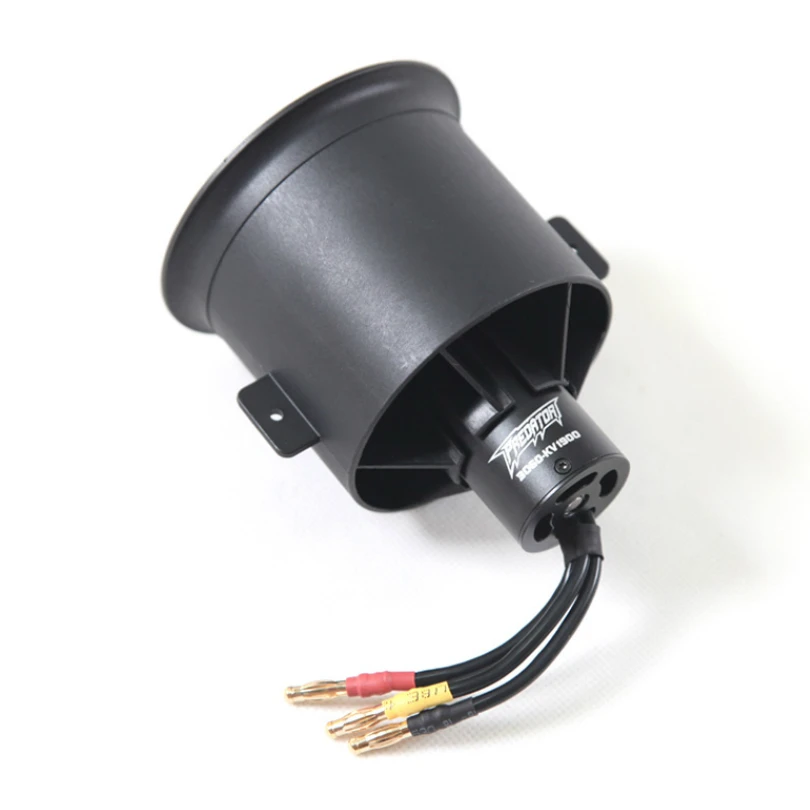 Kaufen FMS 70mm Impeller Jet EDF Einheit 6S Pro 12 Klinge Mit 3060 KV1900 Inrunner Motor