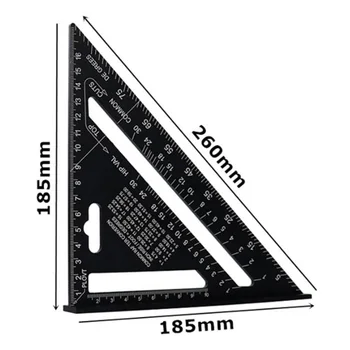 

Tools Triangle ruler High accuracy Precision Corrosion resistance Carpenter