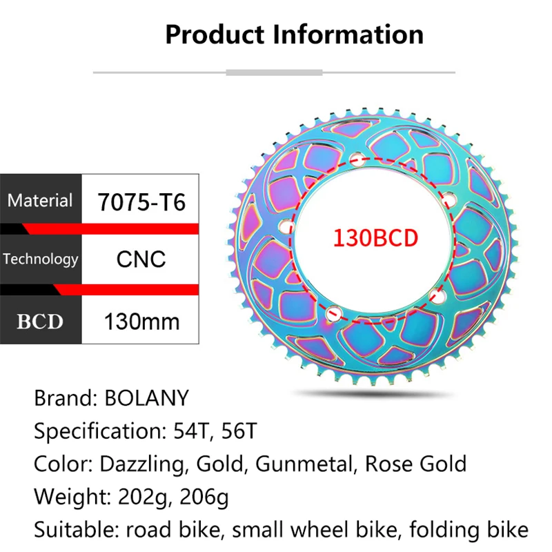 BOLANY-130 BCD ̽  ü  54T 56T,  ġ üθ Ƽ װƼ ġ Ŭ ǰ