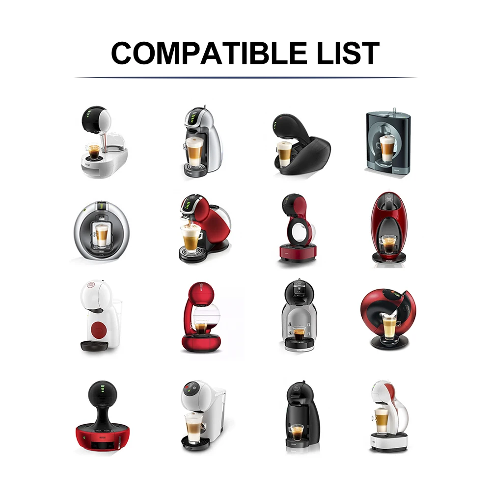 2pcs cápsulas recargables Dolce Gusto reutilizable Nescafé compatible con  plástico Piccolo Genio Esperta Capsula D_y